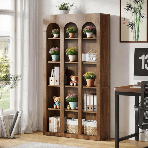Contemporary Corner Bookshelf - Perfect Space-Optimizing Design for Apartment Living