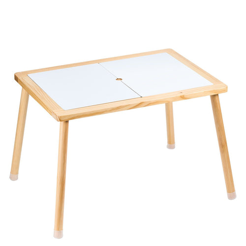 VEVOR Sensory Table for Toddlers, Kids Activity Table with Double-Sided Tabletop & Non-Slip Feet, Indoor/Outdoor Play Activity Table, Wooden Sensory Table for Drawing Studying, Ideal Gift for Boy Girl