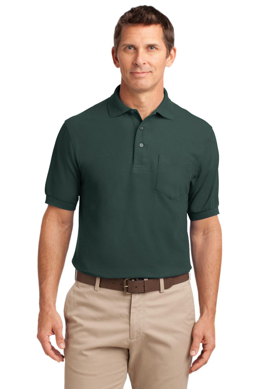 Port Authority Silk Touch Polo with Pocket K500P