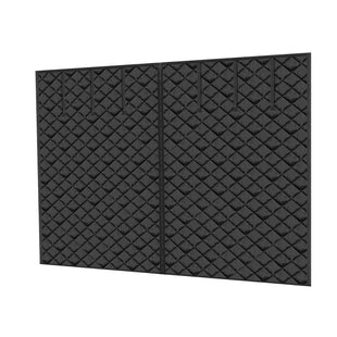 VEVOR Garage Door Screen for Winter, 8x7FT, Garage Door Insulation Kit, Magnetic Thermal Insulated Door Curtain with 300D Oxford Fabric Heavy Duty Weighted Bottom, Easy Assembly for Garage Door