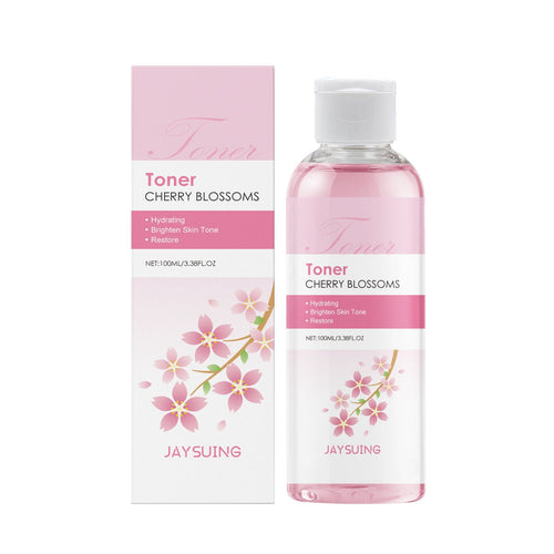 Jaysuing Cherry Blossom Hydrating Toner Hydrates And Moisturizes And Brightens Skin Refreshing Skincare Essence Water