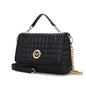 MKF Collection Lola Quilted Vegan Leather Women's Shoulder Bag by Mia K