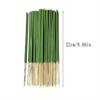 100Pcs 22cm lemongrass, lemongrass, bamboo sticks, outdoor camping scent, home incense