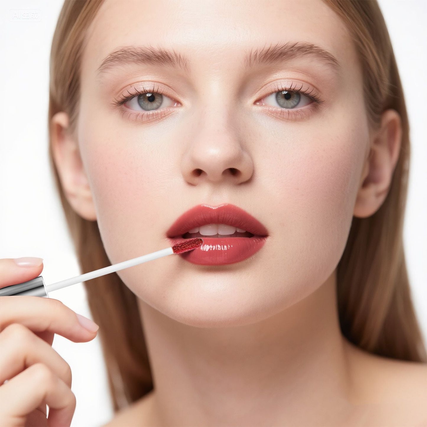 Long-Lasting Hydrating Lip Gloss, Moisturizing Non-Sticky Lip Tint with Hyaluronic Acid for Plumping Finish