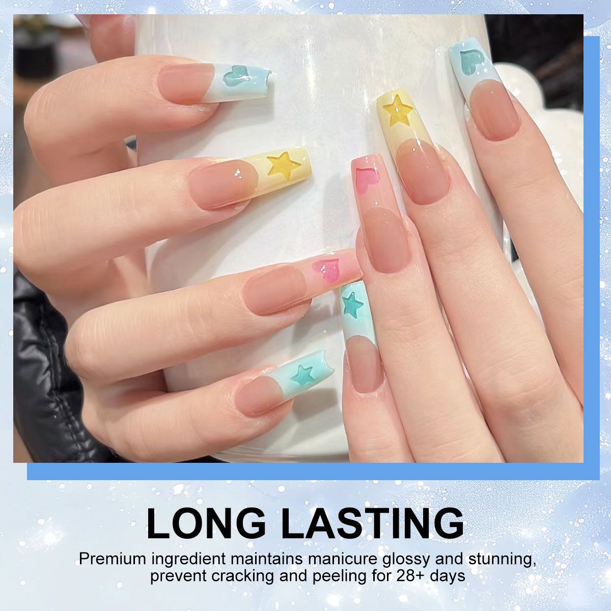Limegirl Gradient Painting Gel, 9 Bright Colors Ombre GelNail Polish for Pigment Pat Nails Nails French ManicureSoak Off UV Set