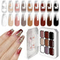 Limegirl Gradient Painting Gel, 9 Bright Colors Ombre GelNail Polish for Pigment Pat Nails Nails French ManicureSoak Off UV Set