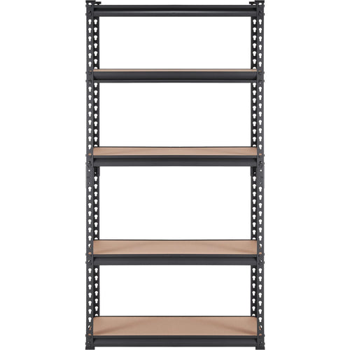 VEVOR Storage Shelving Unit, 5-Tier Adjustable, 2000 lbs Capacity, Heavy Duty Garage Shelves Metal Organizer Utility Rack, Black, 30" L x 12" W x 60" H for Kitchen Pantry Basement Bathroom Laundry