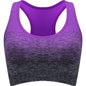 1pc/2pcs/3pcsMedium Support Two Tone Racer Back Sports Bra, Fitness Workout Running Yoga Bra