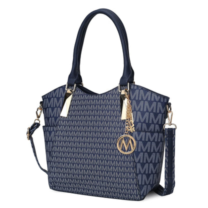MKF Collection Devorah Signature Printed Vegan Leather Women's Tote Bag by Mia K
