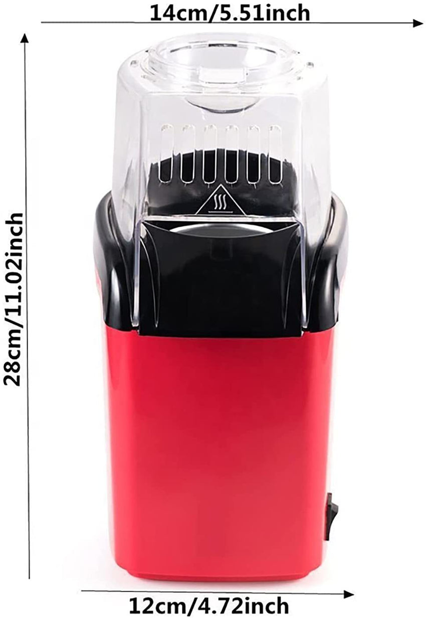 5 Core Popcorn Machine 16 Cup Capacity Hot Air Popper Mini Portable Tabletop Electric Pop Corn Maker Maquina Para Hacer Palomitas De Maiz For Home Movie Party - 7DAY'S