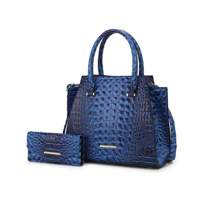 MKF Collection Viridiana Luxe Croc-Embossed Tote Bag Elegant and Versatile Handbag by Mia K