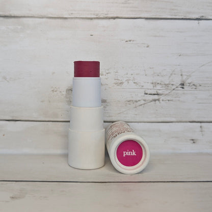 Lip & Cheek Bloom 2 in 1 Natural Lipstick & Blush - Long Lasting Hydrating Multi-Tasking Tinted Balm by BeNat