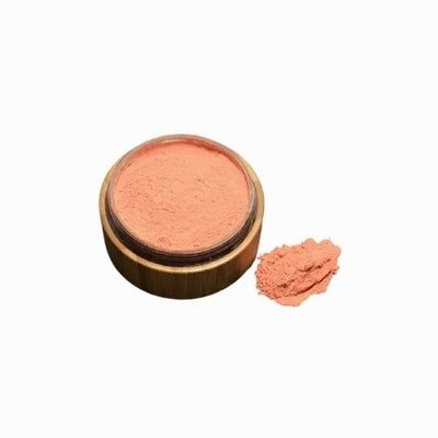 BeNat Natural Blush Loose Powder Set with Reusable Bamboo Jar, Eco-Friendly Kraft Refill Bag and Kabuki Brush - Vegan Makeup for All Skin Types