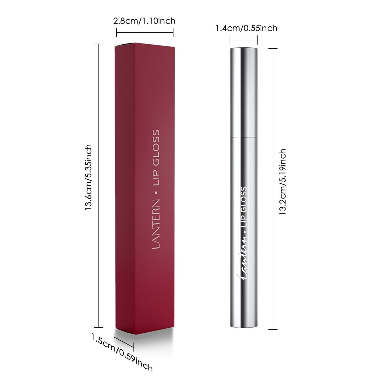 Long-Lasting Hydrating Lip Gloss, Moisturizing Non-Sticky Lip Tint with Hyaluronic Acid for Plumping Finish
