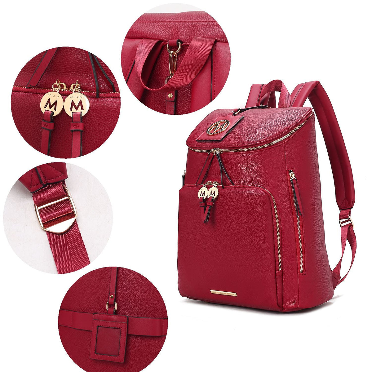 MKF Collection Angela Large Backpack Bag by Mia K