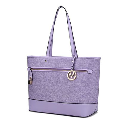 MKF Collection Juno Vegan Leather Women Tote Bag by Mia K