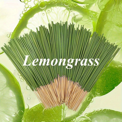 100Pcs 22cm lemongrass, lemongrass, bamboo sticks, outdoor camping scent, home incense