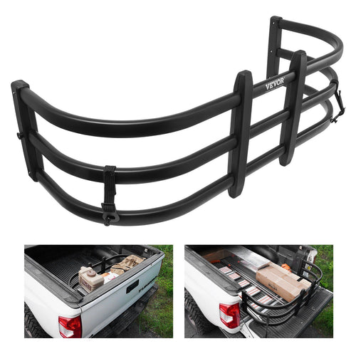 VEVOR Truck Bed Extender, Aluminum Retractable Tailgate Extender, 55.5"-68", Fits for Ford Super Duty, F150, Dodge Ram 1500/2500/3500, Toyota Tundra, Nissan Titan, Chevrolet Silverado, GMC Sierra