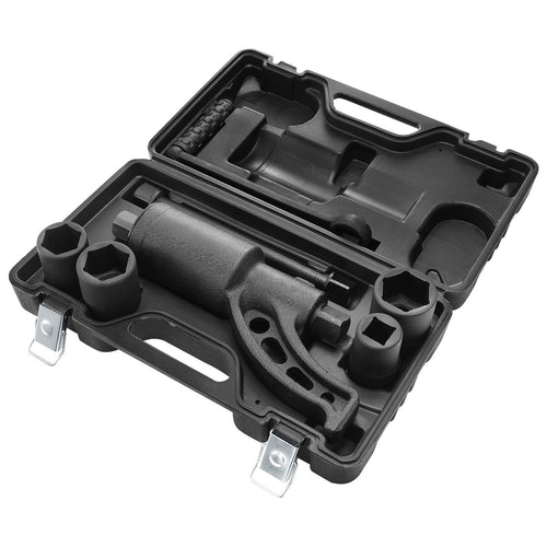 VEVOR Torque Multiplier, Heavy Duty Torque Multiplier Wrench Set, 1 Inch Drive Lug Nut Wrench Torque Multiplier, 1:58 4800N.m Lug Nut Remover, with 4 Sockets and Storage Case for Truck Trailer RV