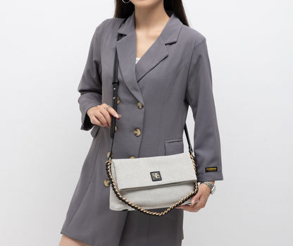 MKF Collection Fiora Faux Leather Shoulder Crossbody Bag by Mia K