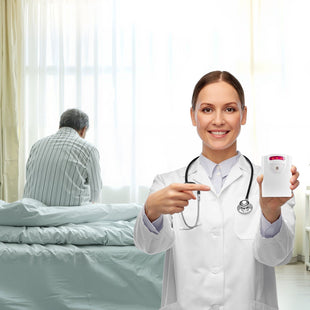 VEVOR Bed Alarm System for Elderly Adults, 14 x 30-inch Wireless Bed Sensor Pad with Pager, Safety Bed Alarms and Fall Prevention Pad for Home, Hospital, Rehabilitation Center