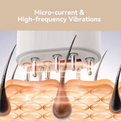 Electric Oil Applicator Scalp Massager 2 in 1 for Hair Growth - Rechargeable Waterproof Vibrating Hair Serum Comb