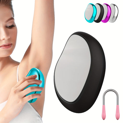 Crystal Hair Eraser Physical Hair Removal Tool Epilator Reusable Body Depilation Tool Glass Hair Remover Portable Mild Epilator