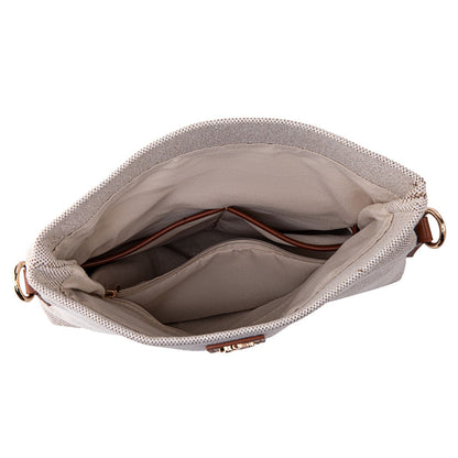 MKF Collection Fiora Faux Leather Shoulder Crossbody Bag by Mia K