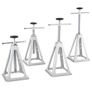 VEVOR RV Stabilizer Jacks, 4 Pack Aluminum RV Leveling Jacks, RV Stack Jacks for RV Travel Trailer Camper, Single Screw Jack Support up to 6000 Lbs, Adjustable from 11 inch to 17 inch