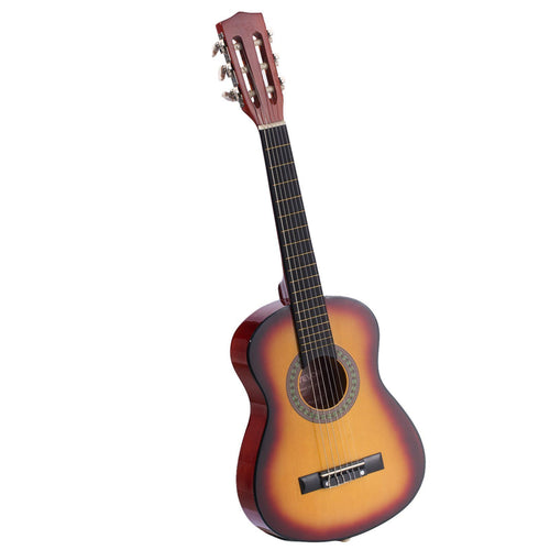 VEVOR Classical Guitar, 30 Inch, Wood Classical Guitar Starter Kit for Beginners, with Nylon Strings, Gig Bag, Strap, Tuner, Extra Strings, Pick, Capo, Basswood, for Kids Girls Boys Students, Sunburst