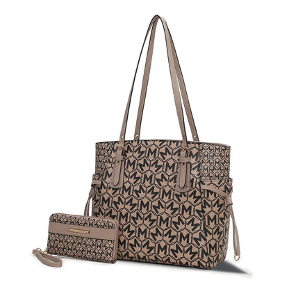 MKF Collection Pauline Tote Bag with Wallet by Mia K