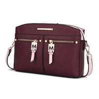 MKF Collection Zoely Crossbody Handbag Vegan Leather Women by Mia k