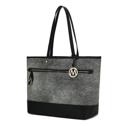 MKF Collection Juno Vegan Leather Women Tote Bag by Mia K