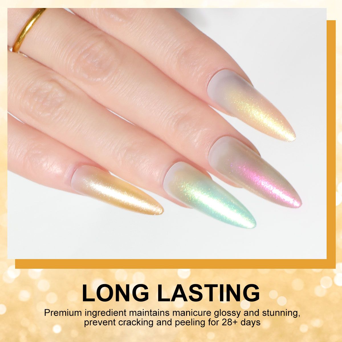 Limegirl Gradient Painting Gel, 9 Bright Colors Ombre GelNail Polish for Pigment Pat Nails Nails French ManicureSoak Off UV Set