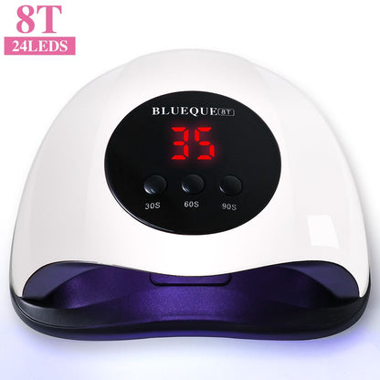 UV Light for Nails, 24LED UV LED Nail Lamp for Gel Polish,Fast Nail Dryer with Automatic Sensor, 3 Timer Setting,Small and Portable, LED Nail Light for Fingernail andToenail gel deunias
