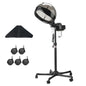 Professional Hair Steamer for Deep Conditioning, 11.81-inch Hooded Ionic Hair Steamer with 2 Modes, Height-Adjustable Standing Hair Steamer with Timer, 5 Wheels (2 Lockable) for Salon Home Spa