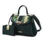 MKF Collection Geny Faux Snake Embossed Women Shoulder bag with matching Wallet by Mia K