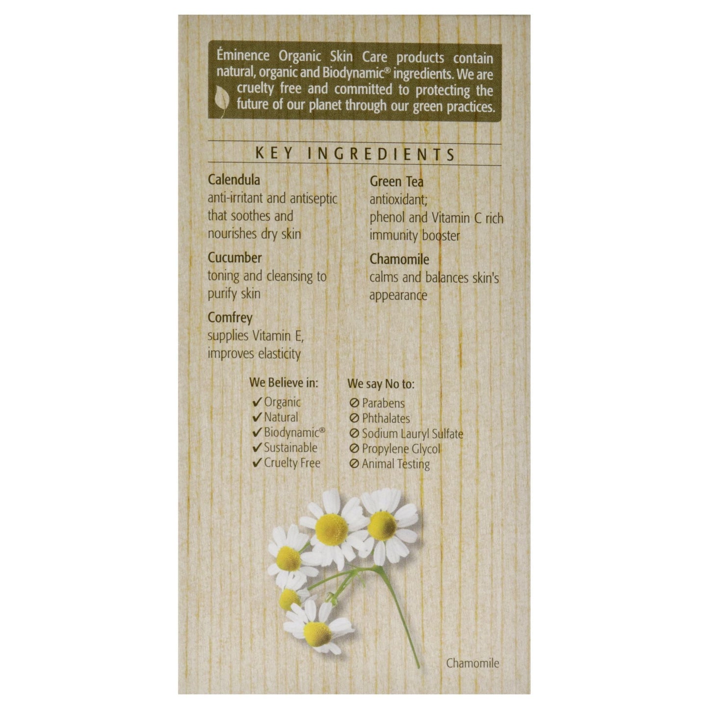 Herbal Eye Makeup Remover by Eminence for Unisex - 5.07 oz Makeup Remover