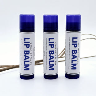 Tallow Lip Balm - Organic Tallow Lip Care 3 pack