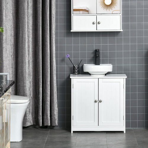 Waterproof Bathroom Sink Cabinet – Space-Saving Under-Sink Storage Organizer with Durable Construction and Sleek Design