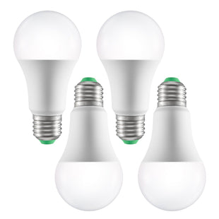VEVOR Smart Light Bulbs, 4-Pack, 9W Multicolor LED Bulbs, 800 Lumens with Smart Control Compatibility for Vera, Google Assistant, Amazon Alexa, iOS, Android, RGB Color Changing