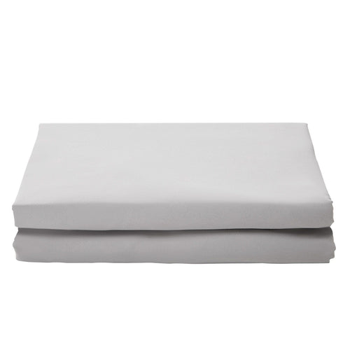 VEVOR Fitted Sheet, 1 Set of 2 Pieces, Twin Size Elastic Fitted Sheet with High-Quality Microfiber, Wear-Resistant & Breathable Twin Fitted Sheet with Single-Sided Brushing, Fit for 15 in Mattress