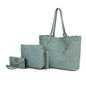 MKF Collection Mariahna 3 PCS Shopper Tote, Cross and Wallet Handbag by Mia K