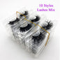 Wholesale 20/30/40/50Pairs Eyelashes 3D Mink Lashes Handmade Fluffy Dramatic Lashes Cruelty Free False Eyelashes Makeup Lashes