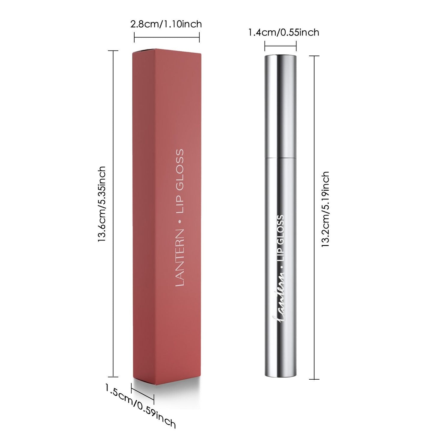 Long-Lasting Hydrating Lip Gloss, Moisturizing Non-Sticky Lip Tint with Hyaluronic Acid for Plumping Finish