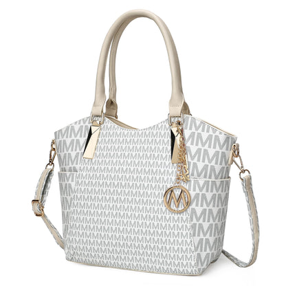 MKF Collection Devorah Signature Printed Vegan Leather Women's Tote Bag by Mia K
