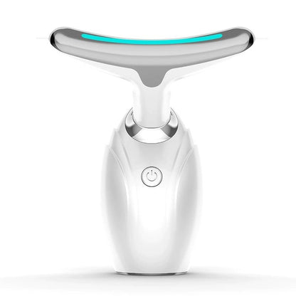Neck & Face Lifting LED Therapy Device - Anti-Aging Wrinkle Remover & Double Chin Reducer Massager