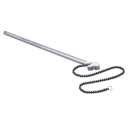 VEVOR Chain Wrench, 48 inch Chain Pipe Wrench, 13.4 inch Diameter Capacity, CRV Reversible Pipe Fitting Tool Wrench with High Strength Jaw and Ergonomic Handle, for Pipe Installation and Car Repair