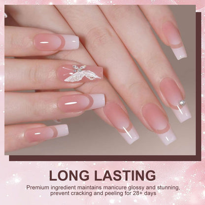 Limegirl Gradient Painting Gel, 9 Bright Colors Ombre GelNail Polish for Pigment Pat Nails Nails French ManicureSoak Off UV Set