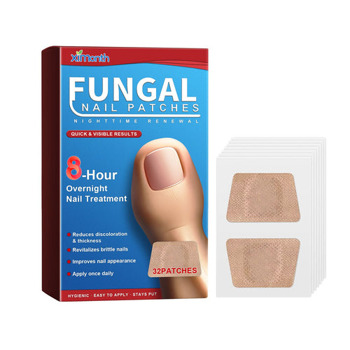 Ximonth Nighttime Renewal Fungal Nail Patches, And Thickening Gray Nail Insert Soft Nail Care Patch